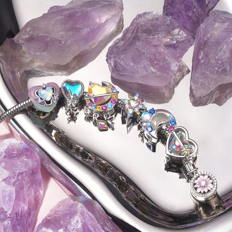 Easter Bunny Heart Charm