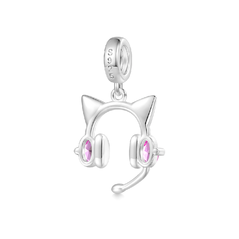 Cat Headphone Pendant
