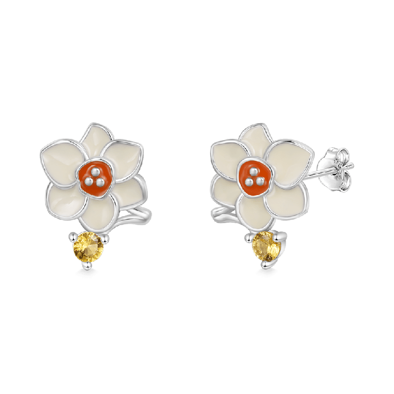 Narcissus Stud Earrings