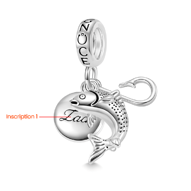 Engravable Fish Plate Pendant