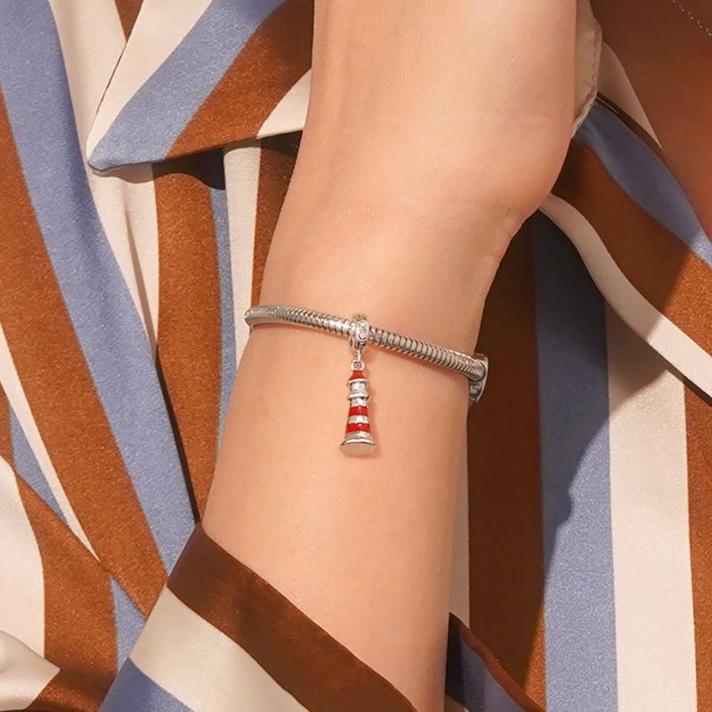 Red Lighthouse Pendant