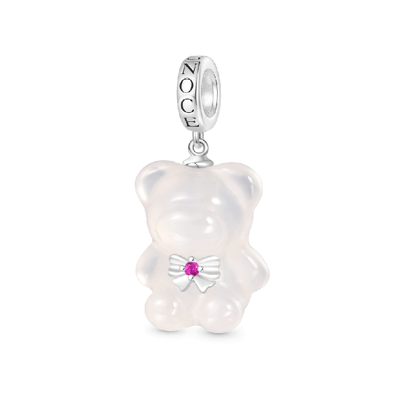 Chalcedony Gummy Bear Pendant