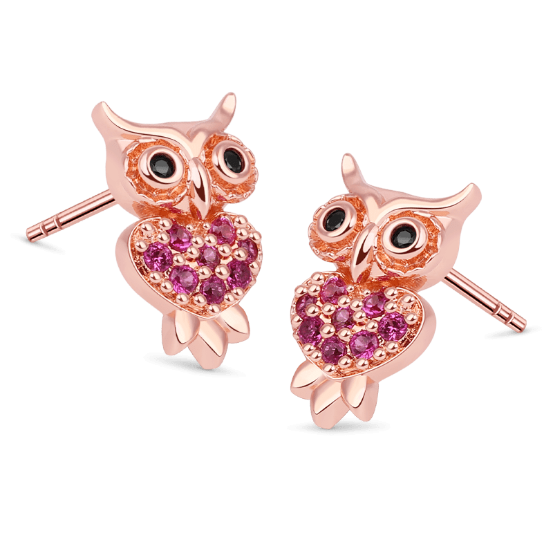 Owl Stud Earrings