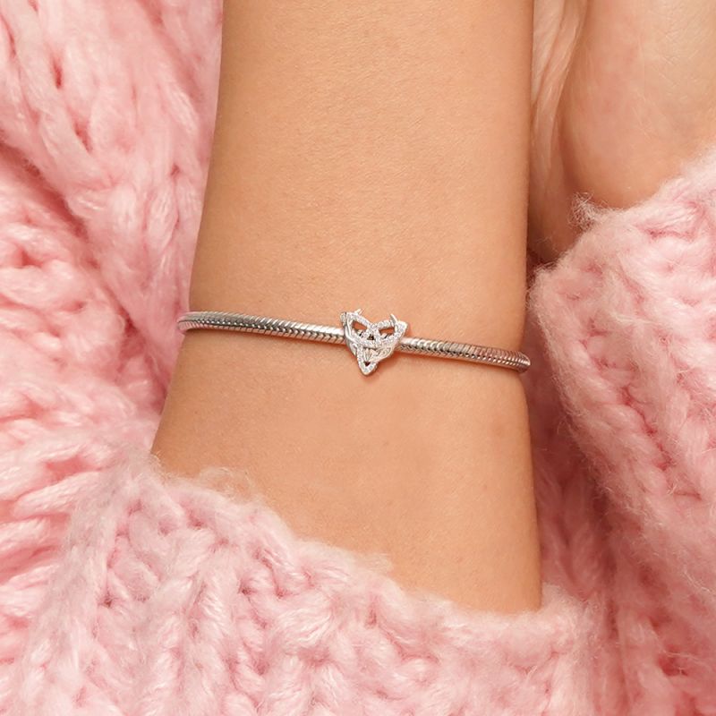 Celtic Moon Knot Charm