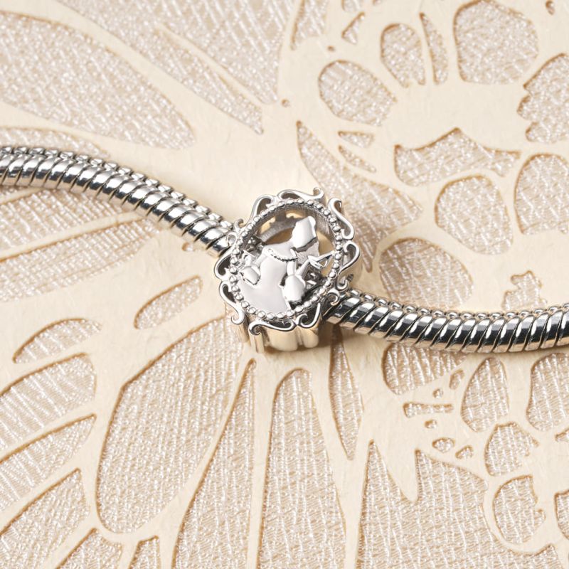 Cinderella Silhouette Charm