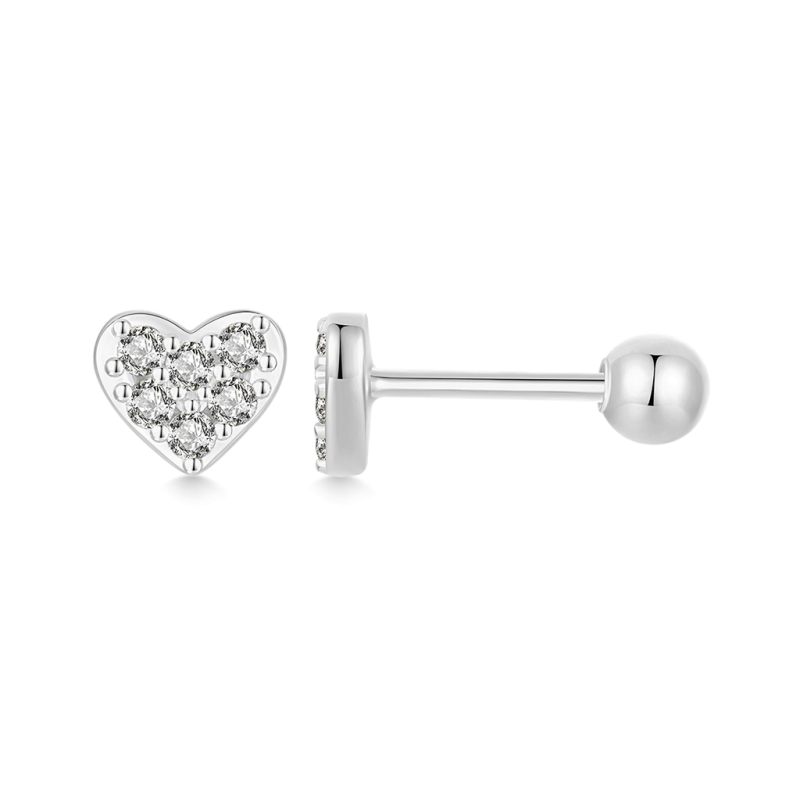 Simple Love Stud Earrings