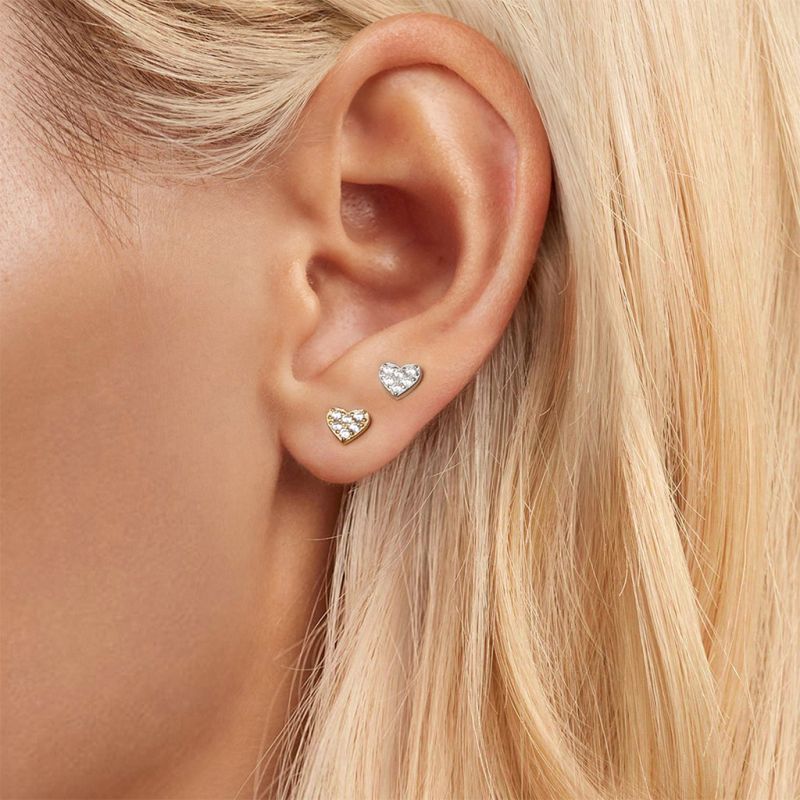 Simple Love Stud Earrings