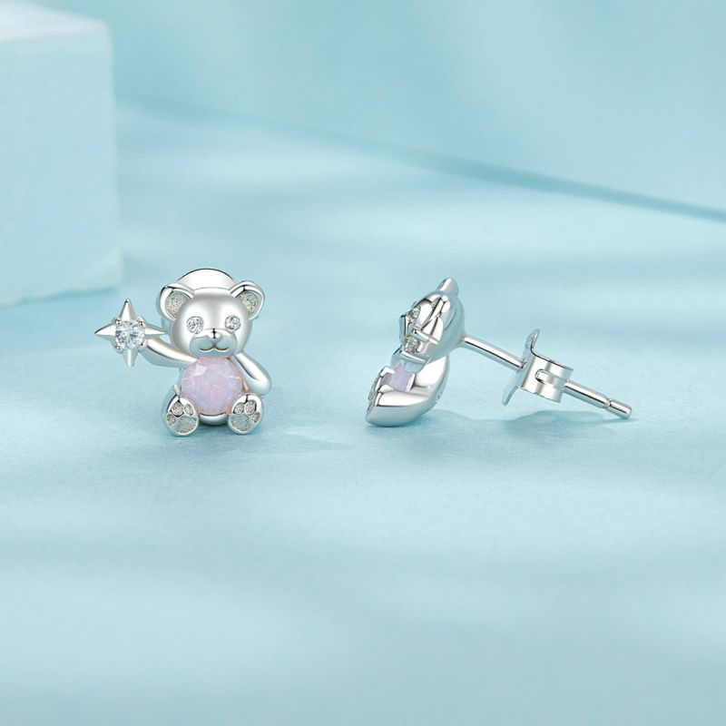 Bear Stud Earrings