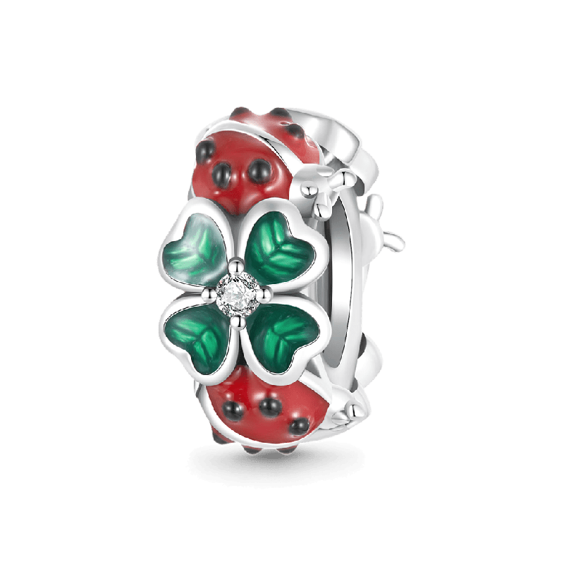 Four Leaf Clover Ladybug Stopper