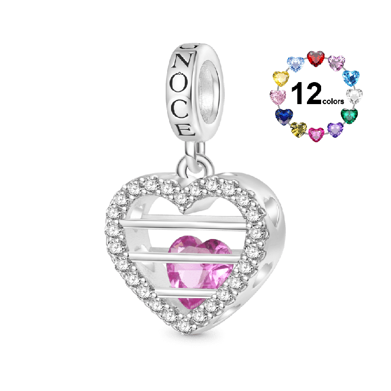 Sealed Love Birthstone Pendant