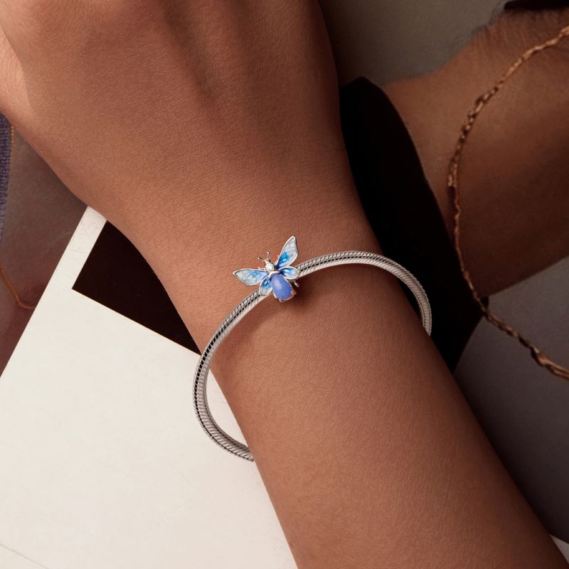 Blue Bee Stopper Charm