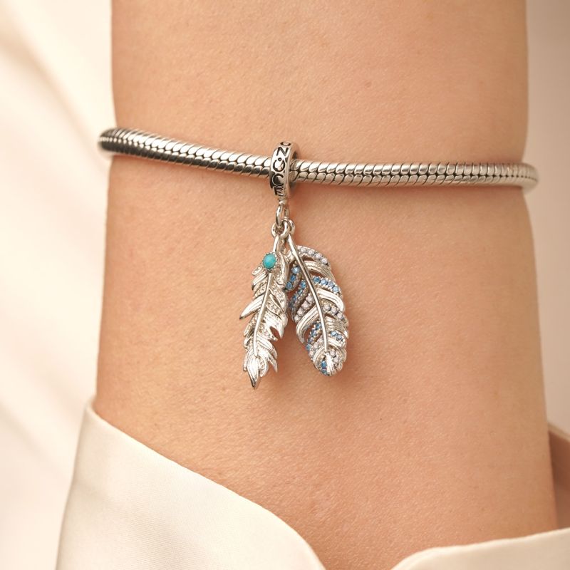 Silver Feather Pendant
