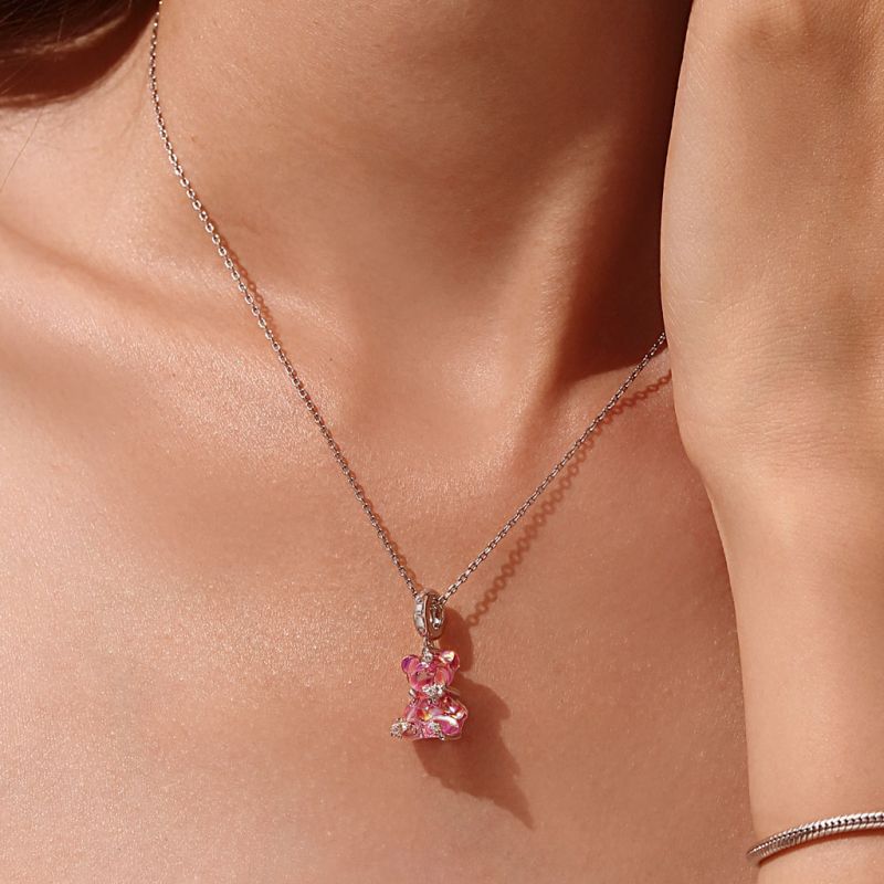 Pink Dream Bear Pendant