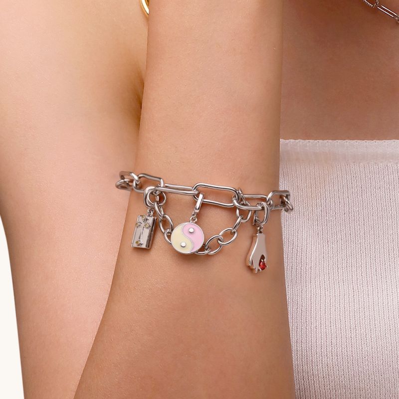 Love Gesture Clasp Clusters Charm