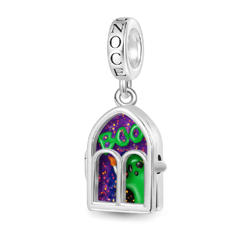 Ghost Boo Spooky Window Pendant