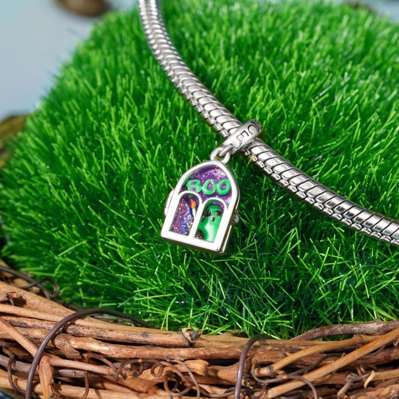 Ghost Boo Spooky Window Pendant