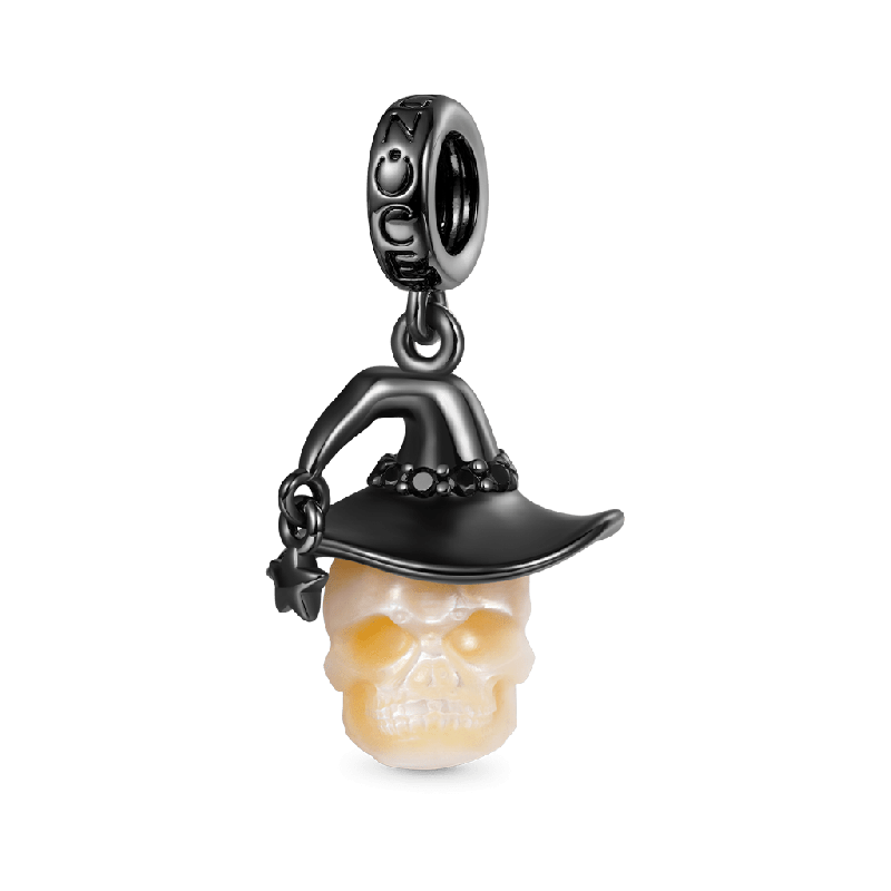 Natural Pearl Horror Skull Pendant