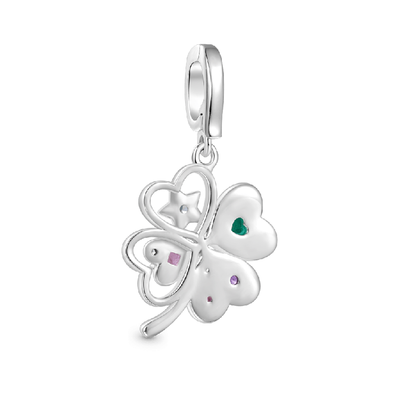 Four Leaf Clover Clasp Clusters Charm