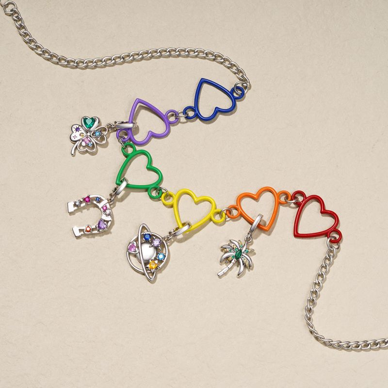 Four Leaf Clover Clasp Clusters Charm