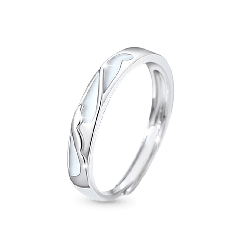 Glowing Band Moonstone Mens Band