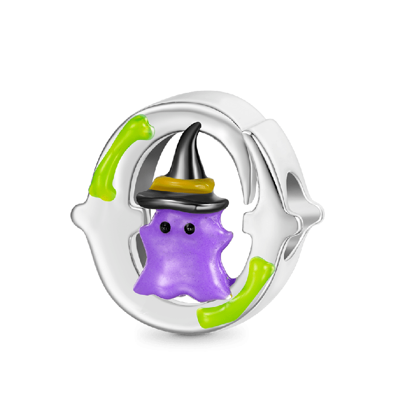 Halloween Horror Elements Letter Charm