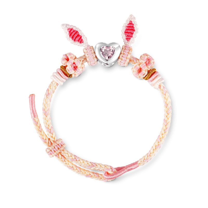Rabbit Ears Bracelet with Charm