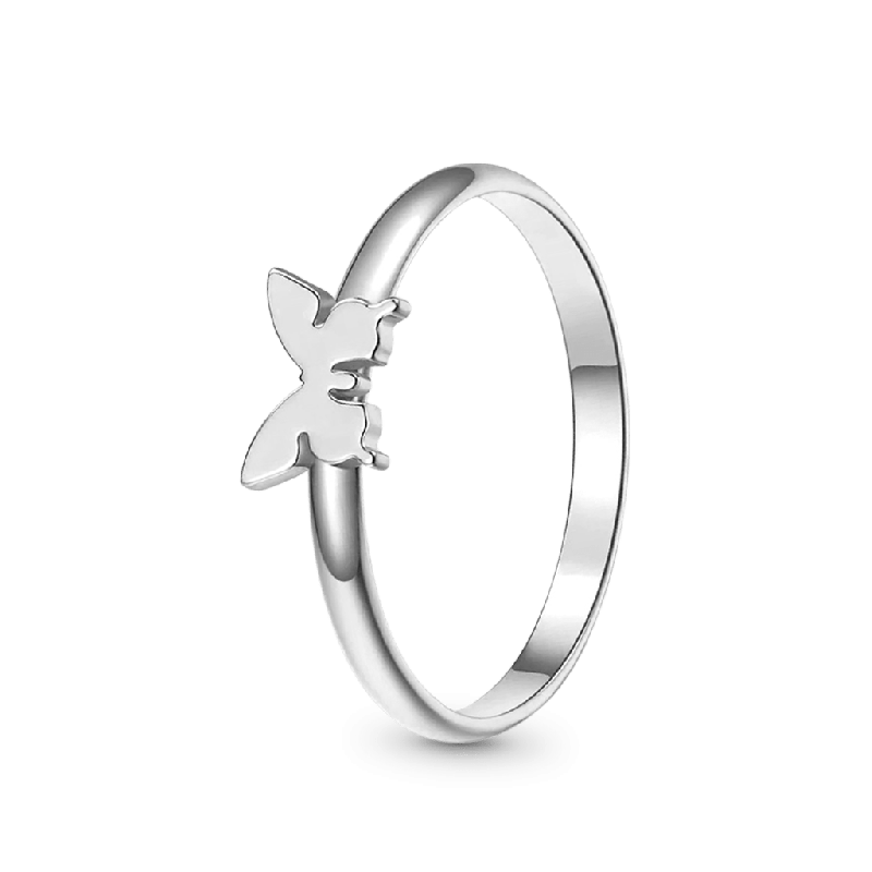 Butterfly Adjustable Couple Rings