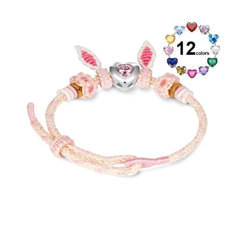 Rabbit Ears Bracelet with Charm