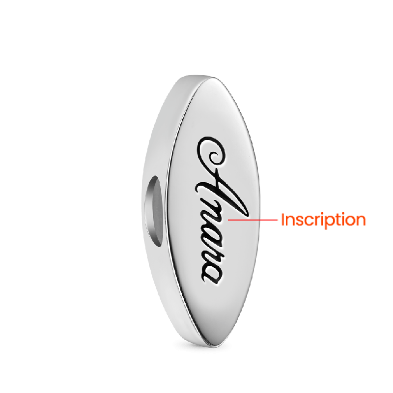 Wave Surfboard Engravable Charm