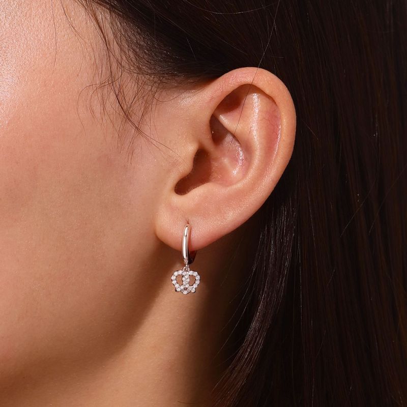 Pretzel Hoop Earrings