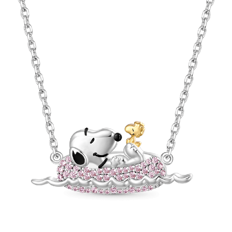 Peanuts Snoopy with Woodstock Necklace