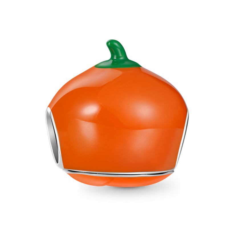Double-layer Skull Pumpkin Charm