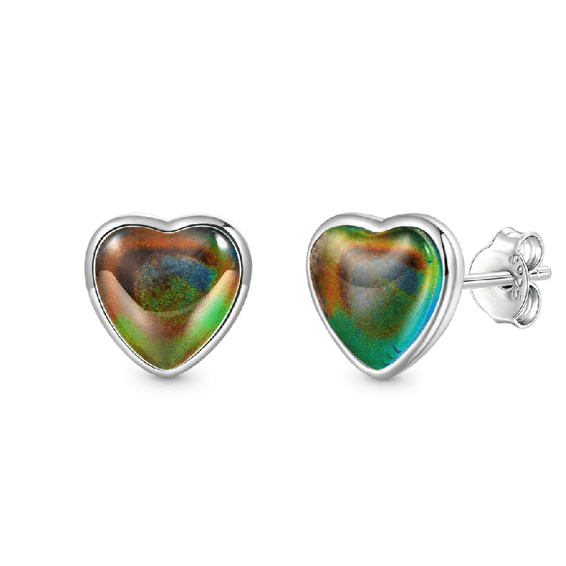 Heart Mood Stud Earrings