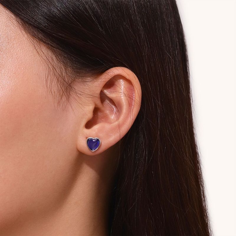 Heart Mood Stud Earrings