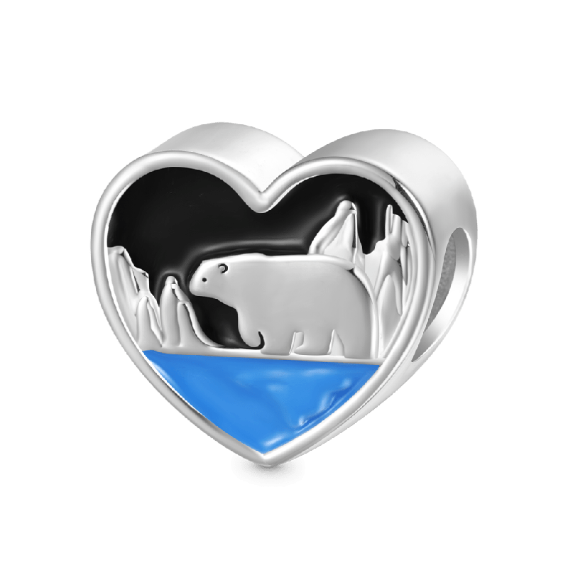 Polar Bear Engravable Love Charm