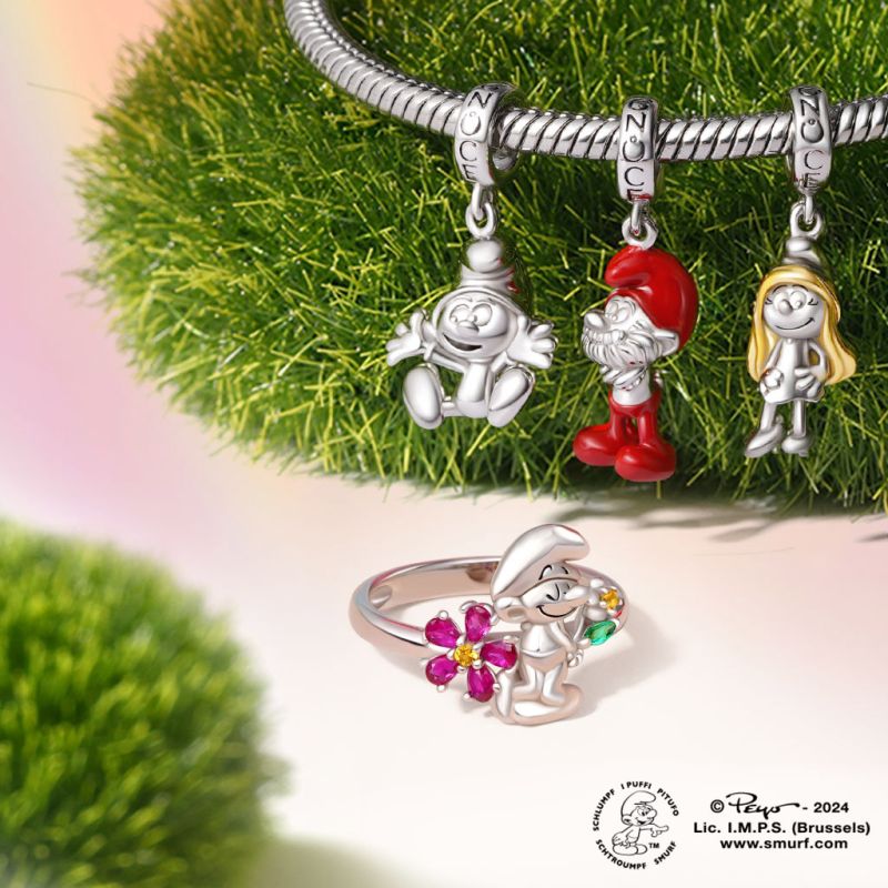 Smurfette Pendant