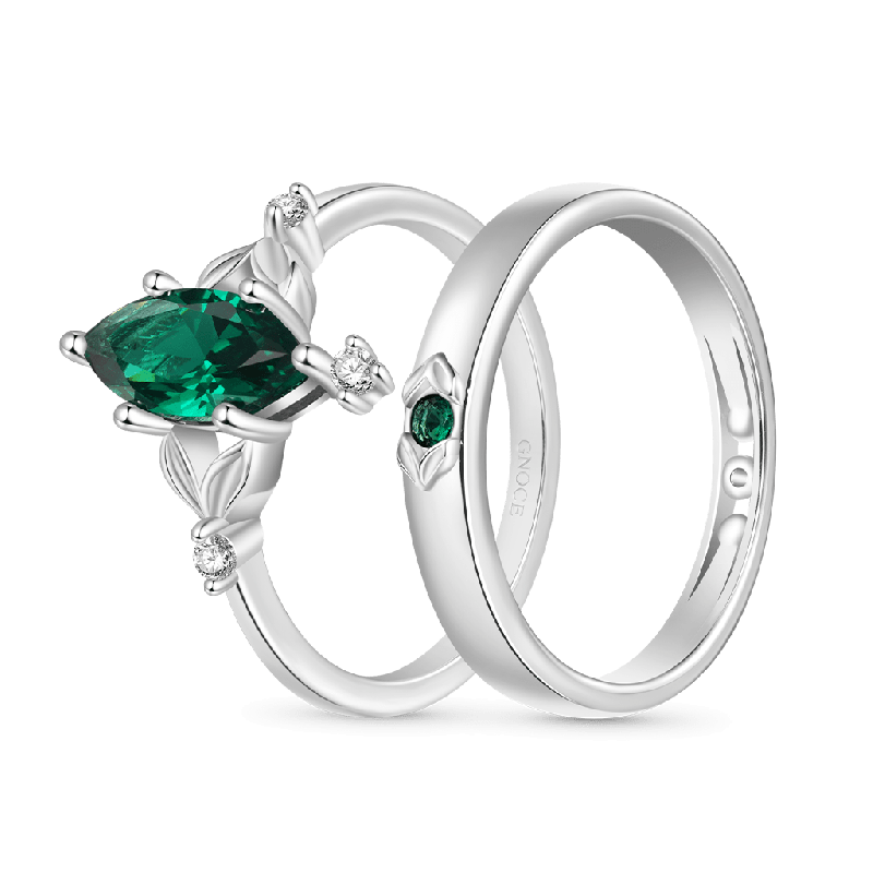 Paraíba Tourmaline Couple Rings