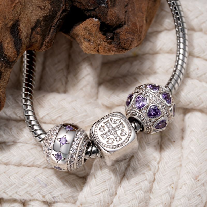 Stars Birthstone Charm