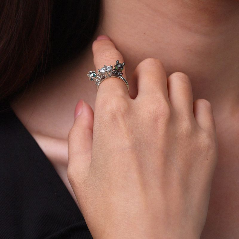Toothless & Light Fury Ring