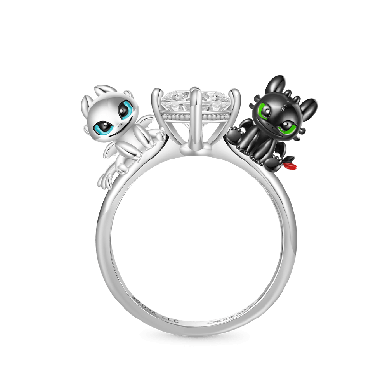 Toothless & Light Fury Ring