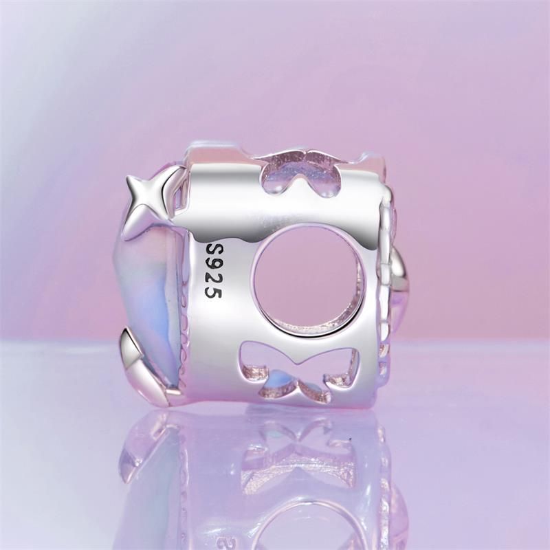 Dream Butterfly Heart Charm
