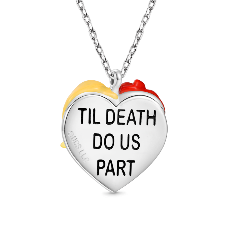 “Til Death Do Us Part” Heart Necklace