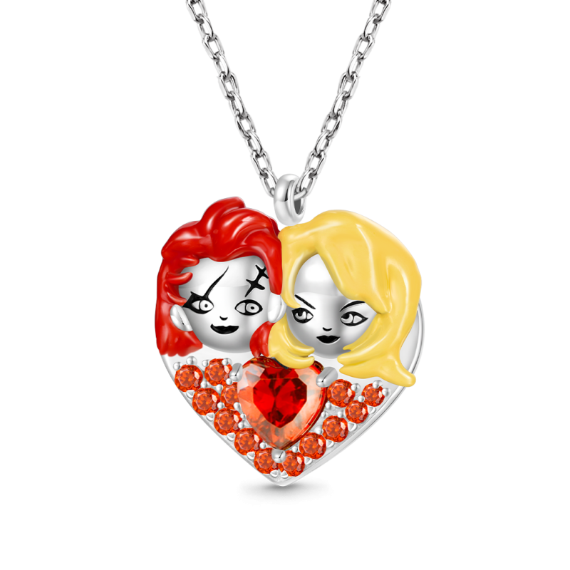 “Til Death Do Us Part” Heart Necklace
