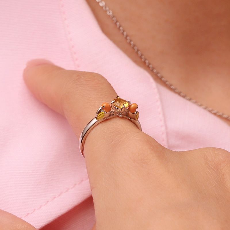 Parrot Embrace Ring
