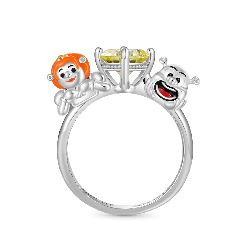 Shrek and Fiona Diamond Ring
