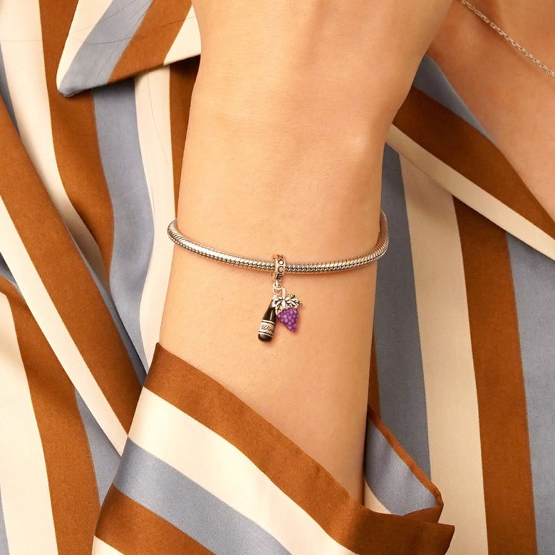 Grape & Wine Pendant