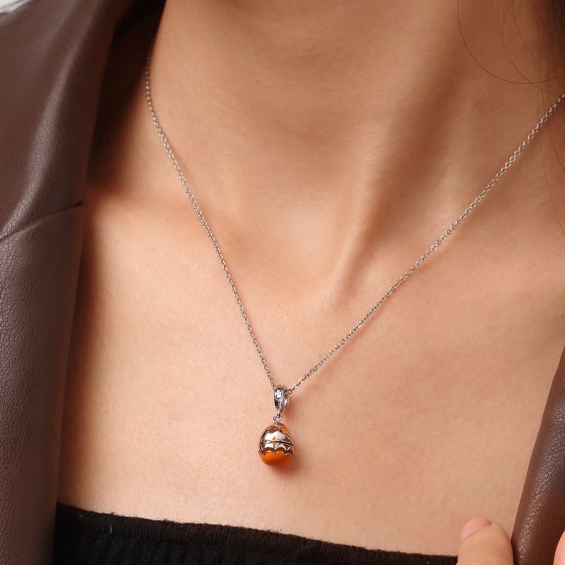 Easter Dragon Egg Pendant