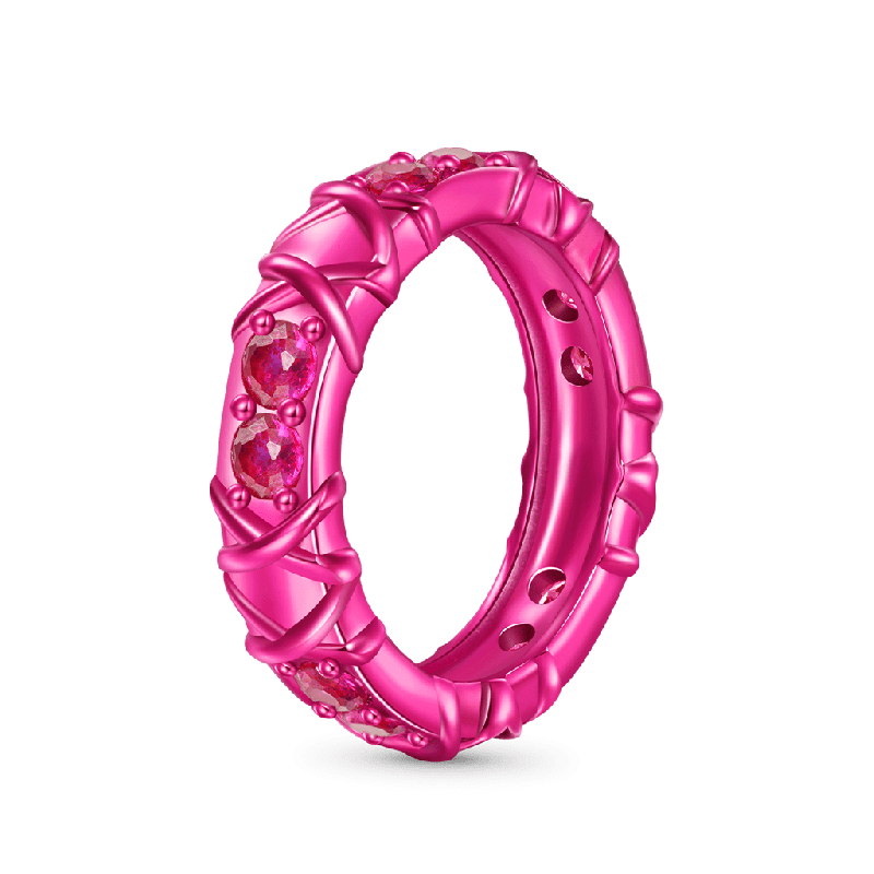 Shiny Pink Candy Ring