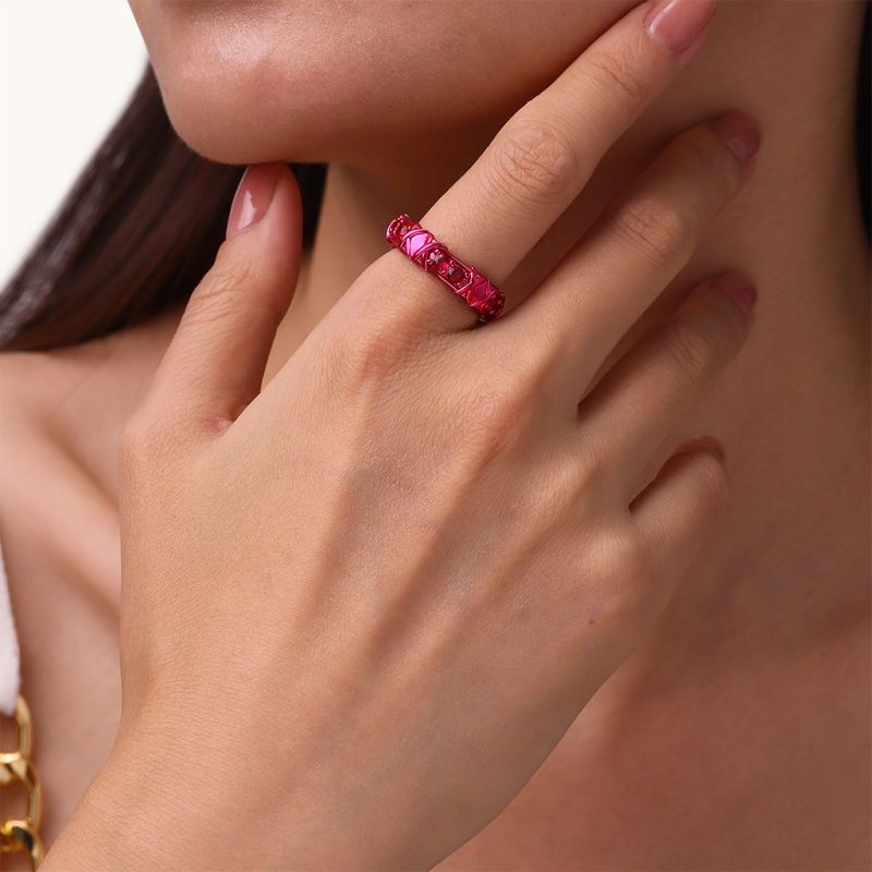 Shiny Pink Candy Ring