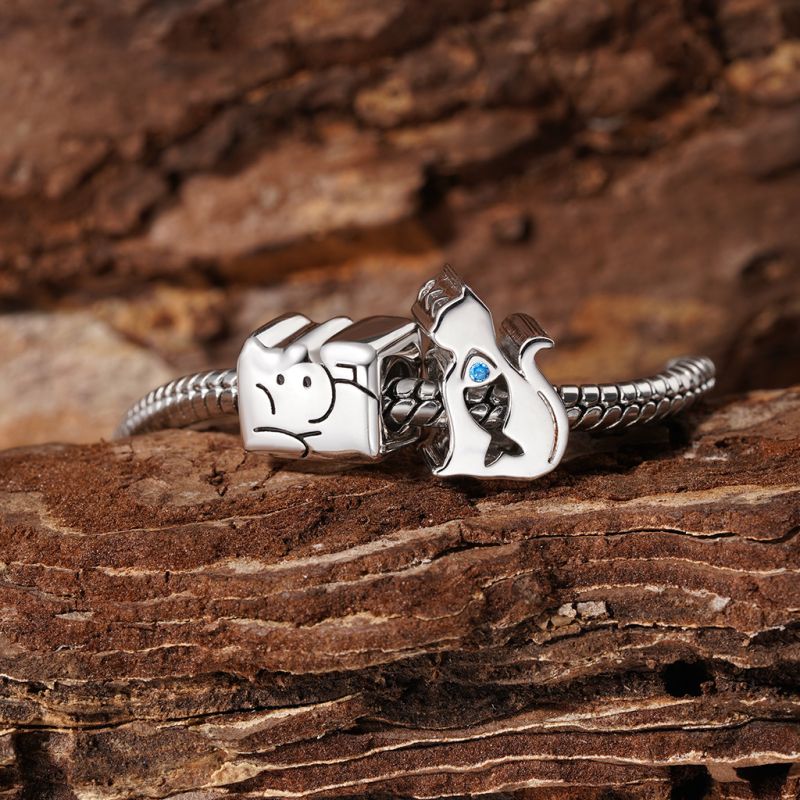 Cute Cat Silhouette Charm